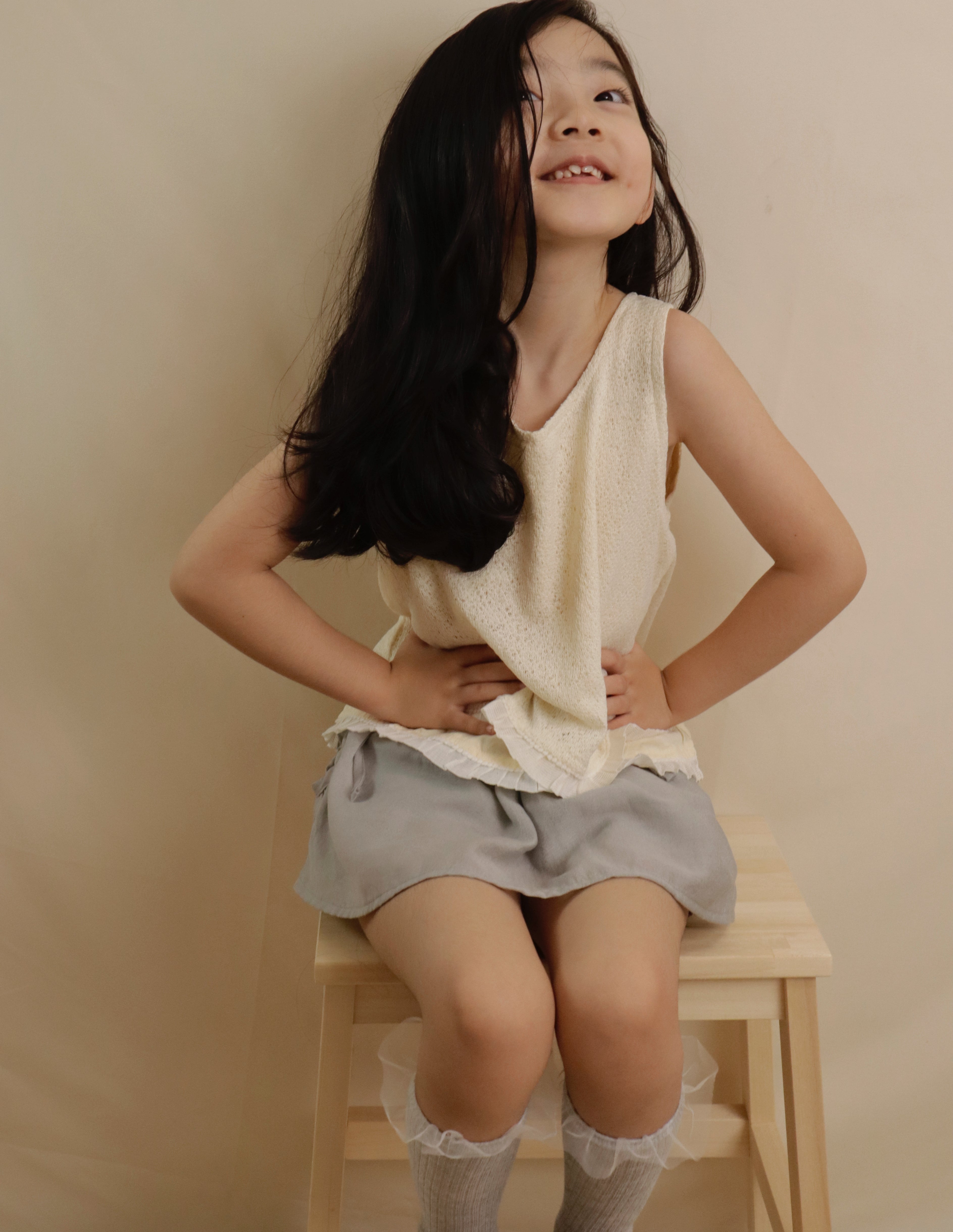 Summer Knit Sleeveless Top (Ready Stock)