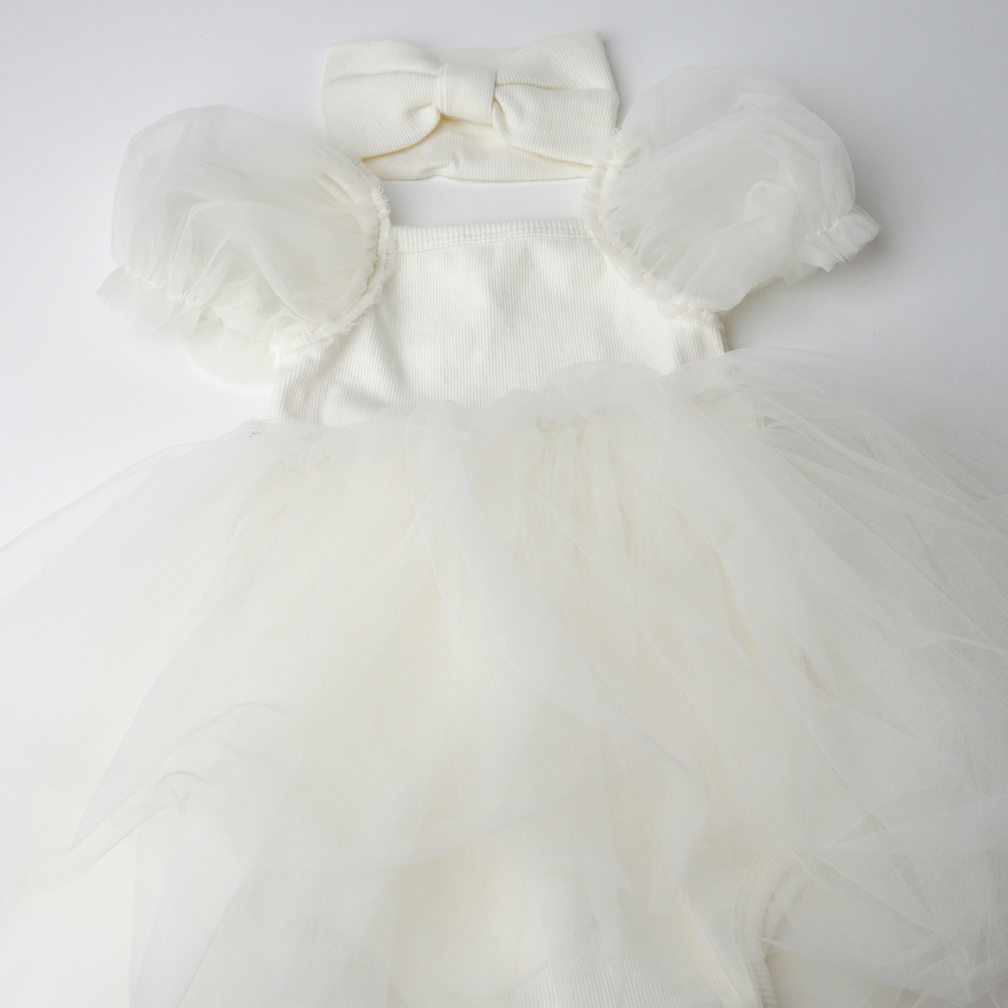 Neneru Ballet Bodysuit Leggings Hairband - 3 items Set (Ready Stock)