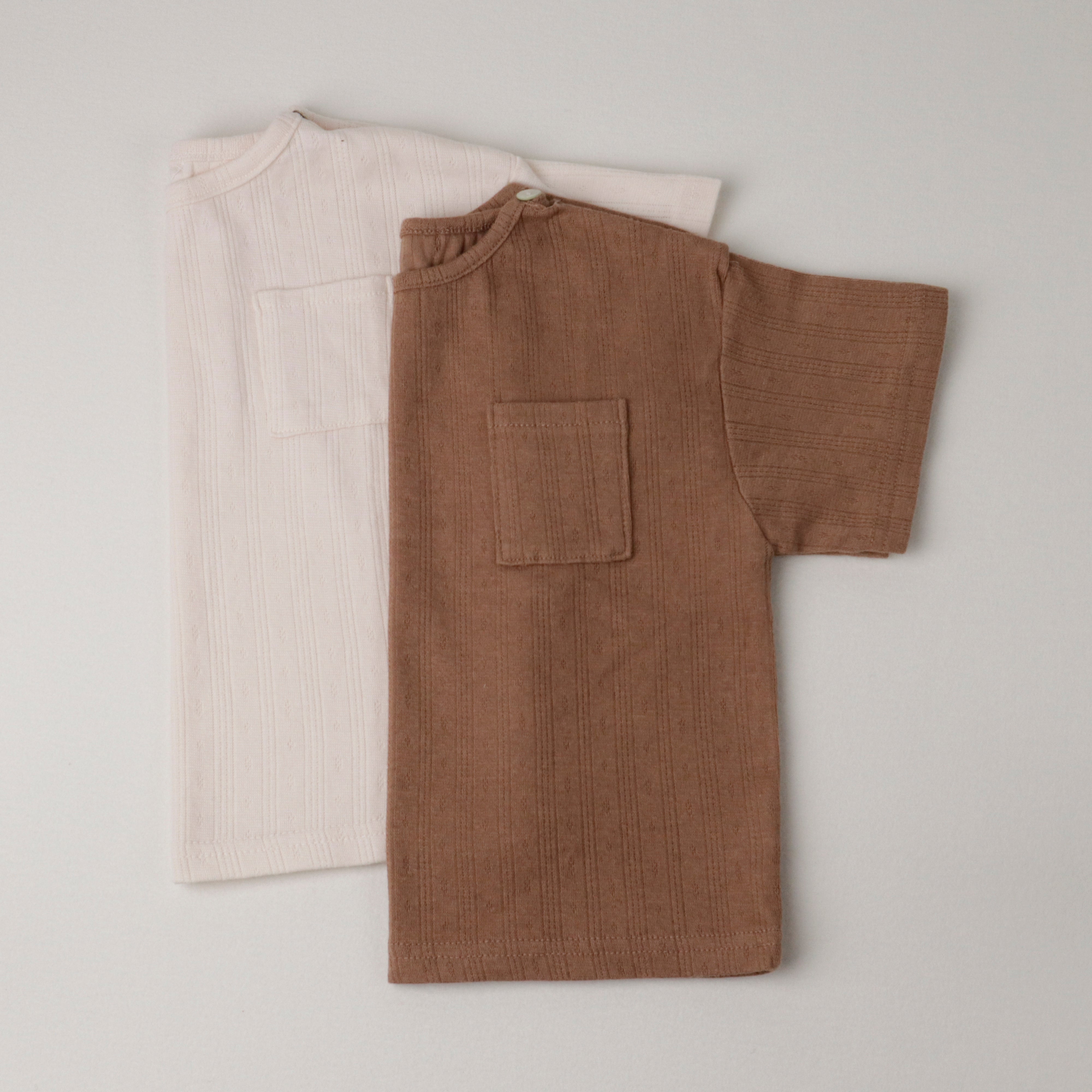 Minirobe Jacquard Tee Baby & Toddler (Ready Stock)
