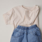 Minirobe Jacquard Tee Baby & Toddler (Ready Stock)