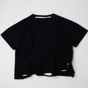 Drop-shoulder distressed Tee (Ready Stock)