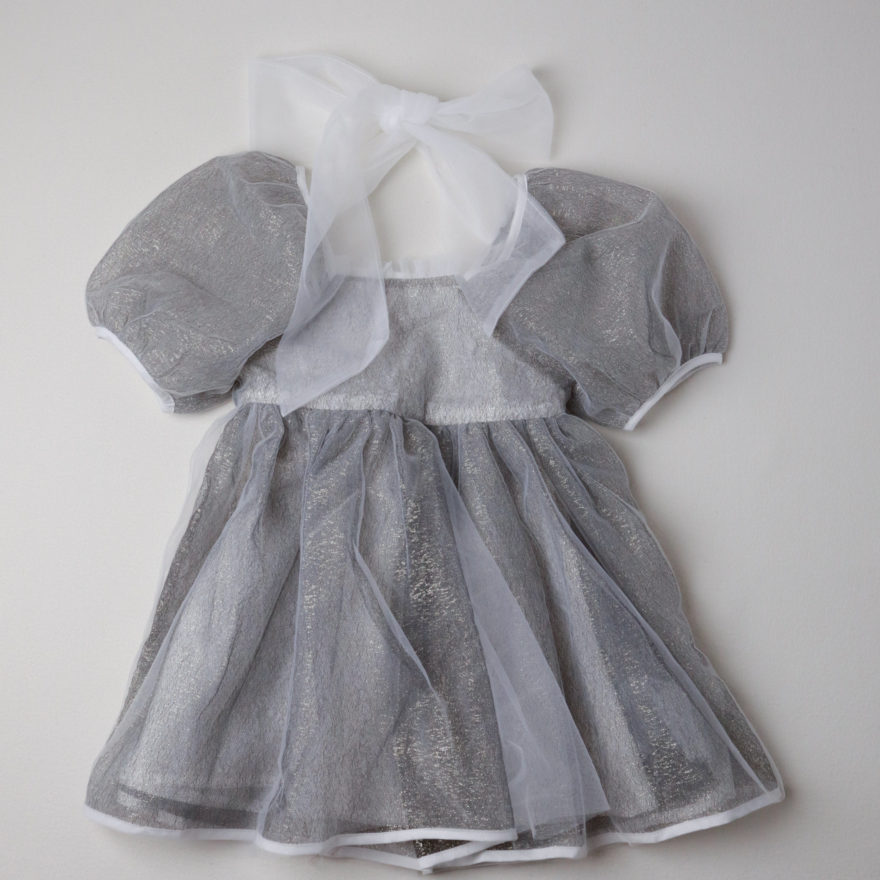 Silver Flare Dress (Ready Stock)
