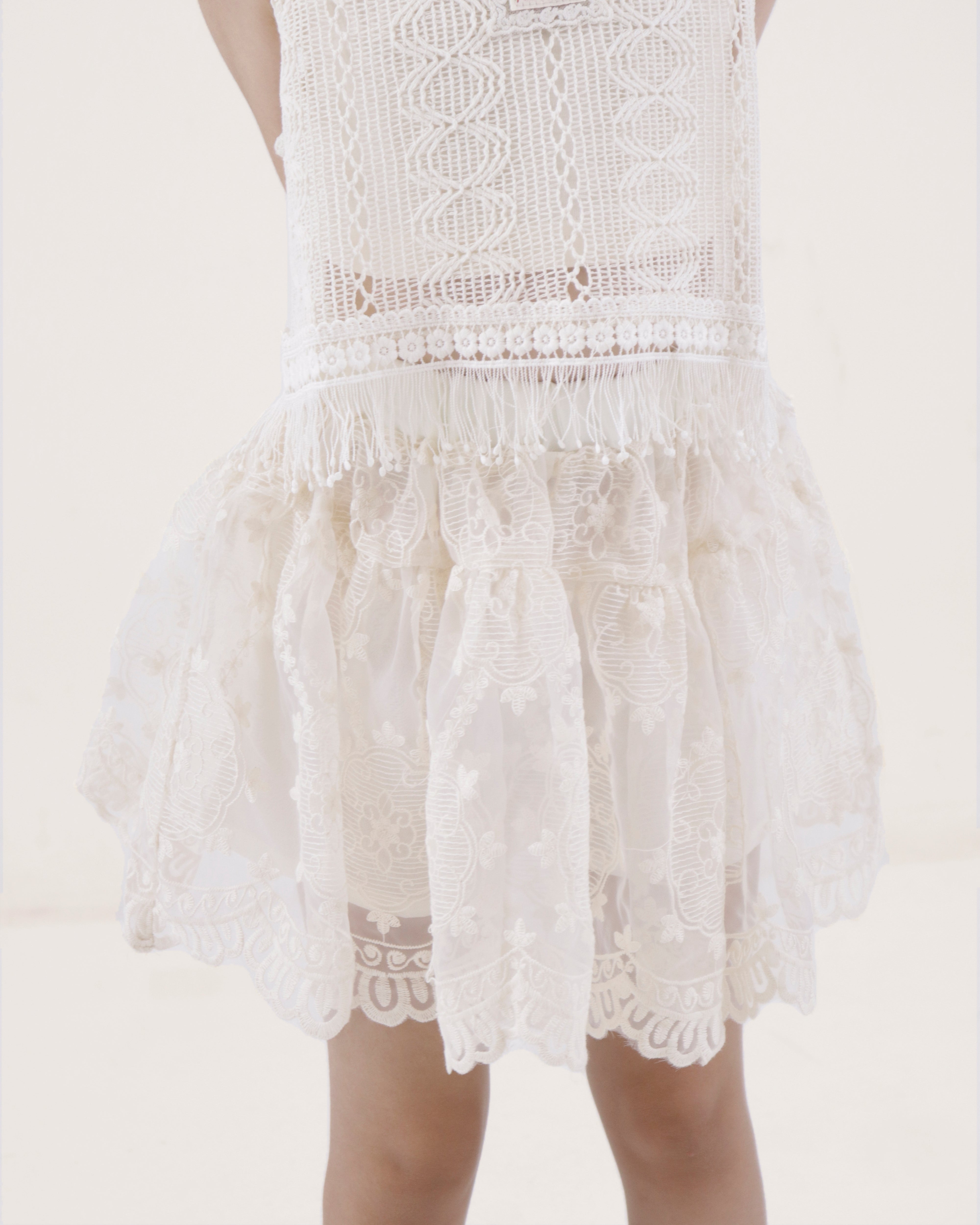 Floral Embroidered Skorts (Ready Stock)