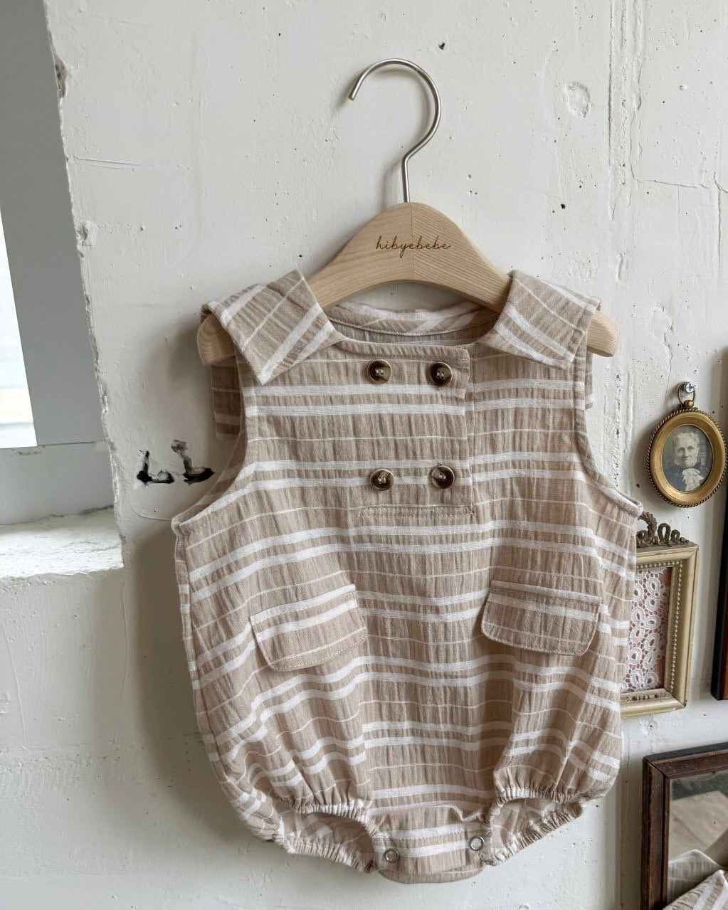 The Oren Frome Double Romper combines modern classic charm with timeless elegance.
