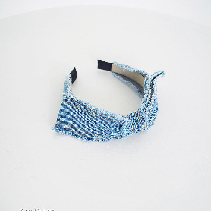 Denim Hair Clip/ Hair Band (Ready Stock)
