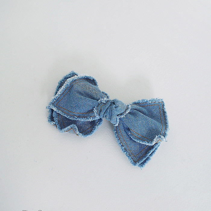 Denim Hair Clip/ Hair Band (Ready Stock)