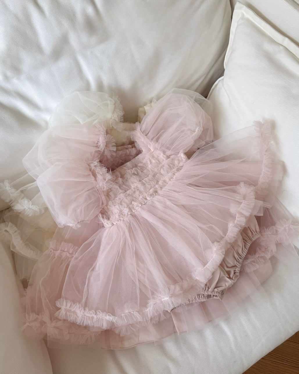 *Premium - Bloom Chiffon Baby Suit (Ready Stock)
