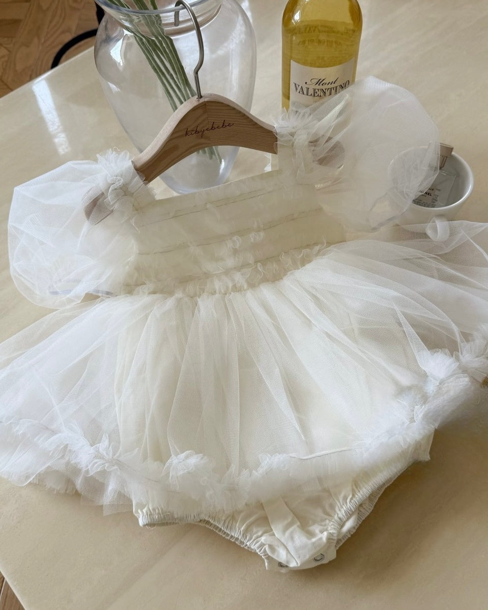 *Premium - Bloom Chiffon Baby Suit (Ready Stock)