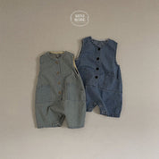 Mini Denim Romper (Baby & Toddler) - Ready Stock
