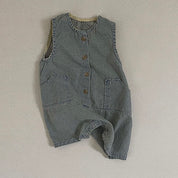 Mini Denim Romper (Baby & Toddler) - Ready Stock