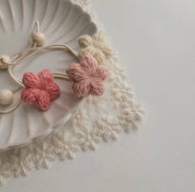 Handmade Crochet Flower Hair Ties