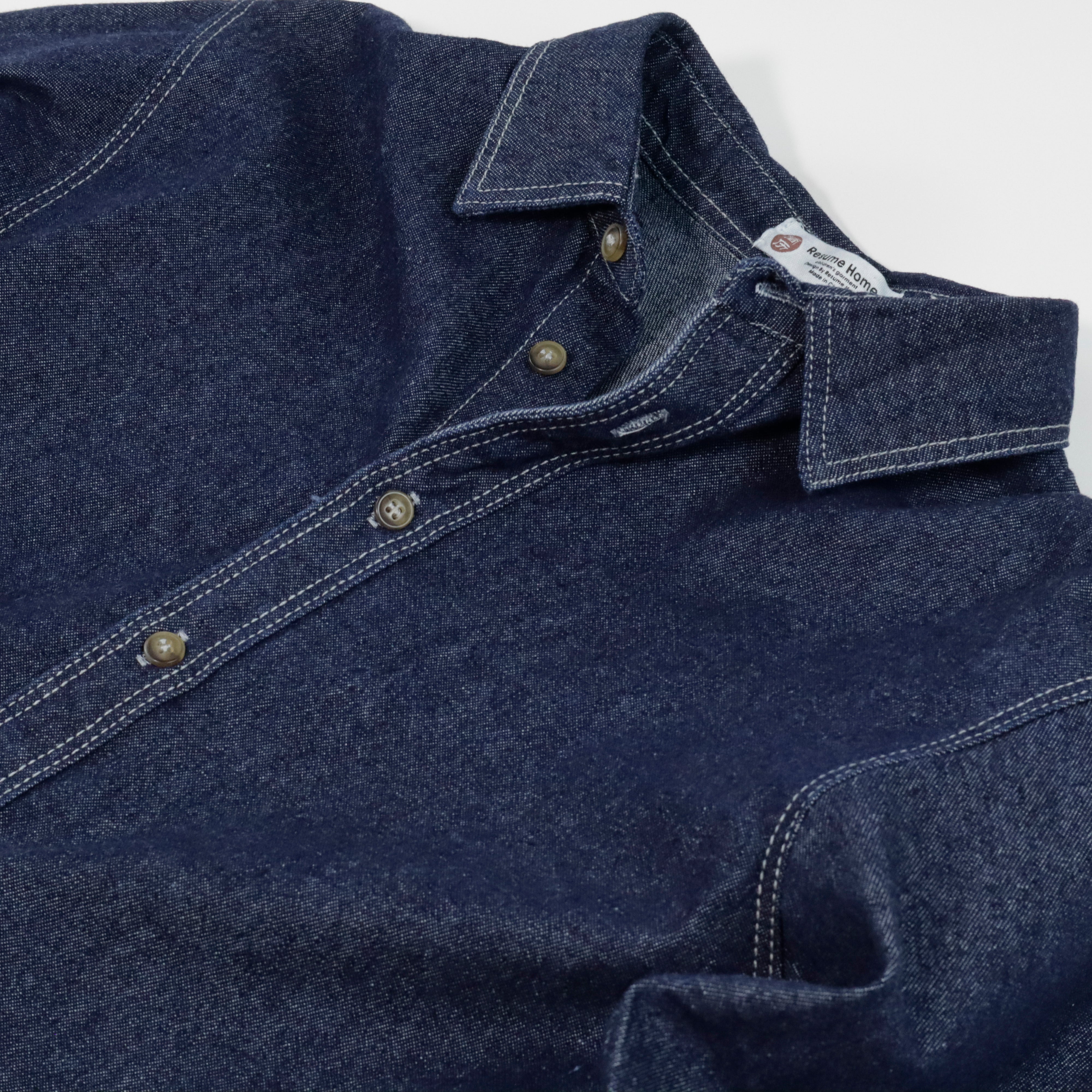 Resume Home Denim Shirt (Ready Stock)