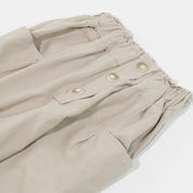 MC Elasticated-waist Cotton Pants