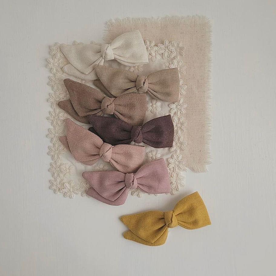 Handmade Signature Ribbon Hair Clips