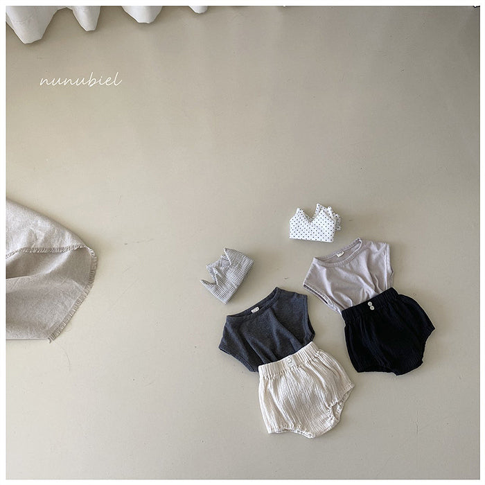 Nunubiel Crinkle Tee Baby&Kids (Ready Stock)