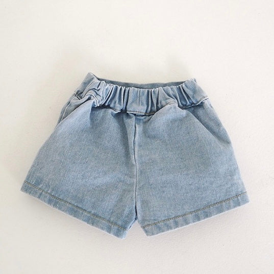 Zan Clover denim skorts (Ready Stock)