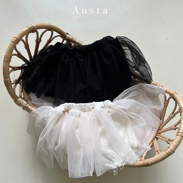 Aosta Camellia Tutu Skirt Shorts (Ready Stock )