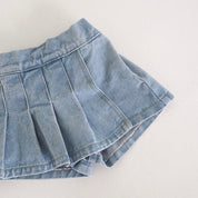 Zan Clover denim skorts (Ready Stock)