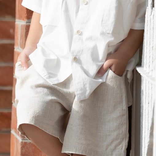 Lacamel Linen Rev Shorts (Ready Stock)