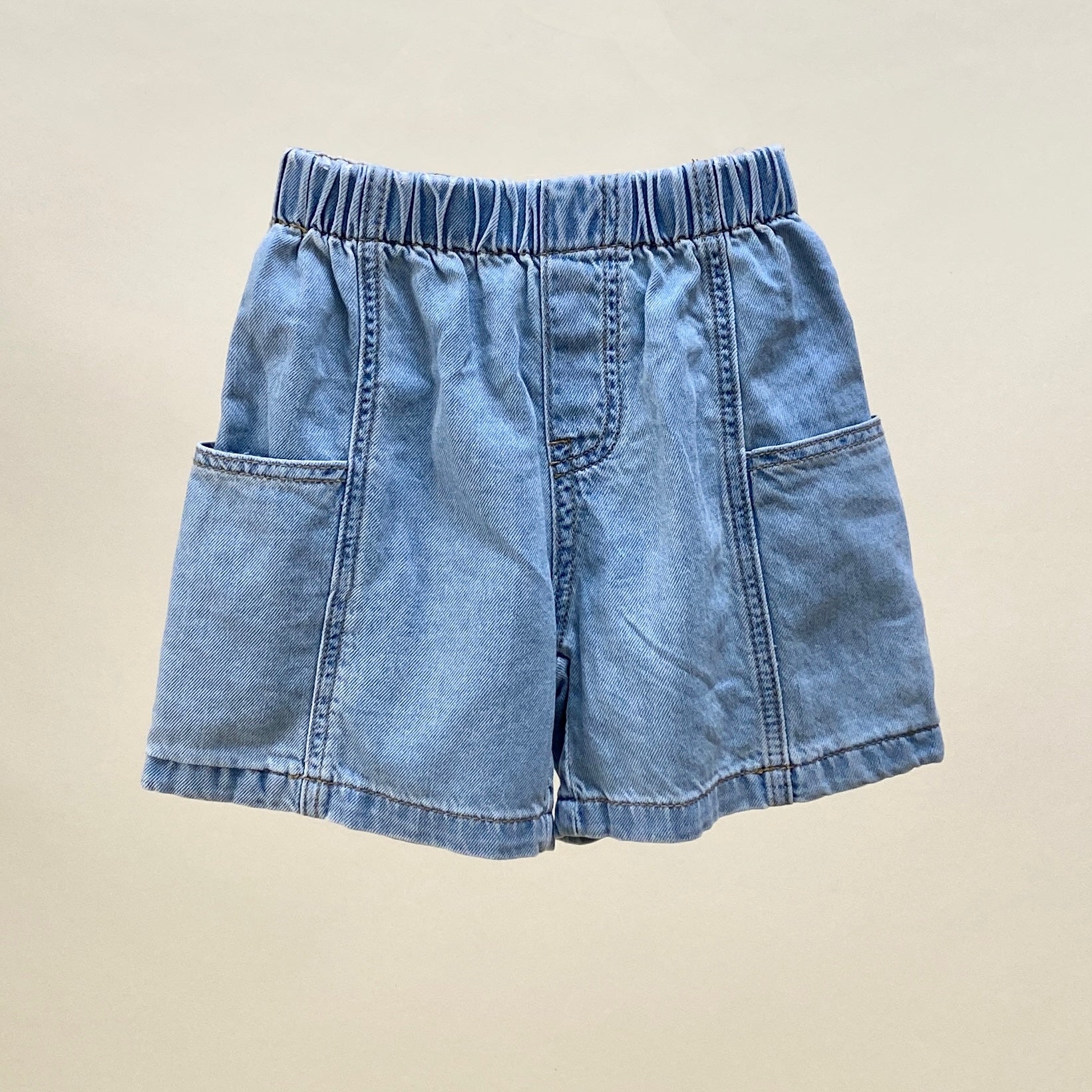 Vin Big Pocket Denim Shorts  (Ready Stock)
